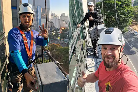 Equipes certificadas e uso de EPIs na aplicação de película de controle solar arquitetonica Insulfilm